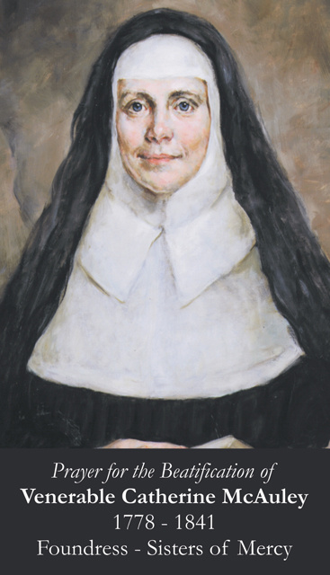 Venerable Catherine Mcauley Prayer Card – Rosary.team