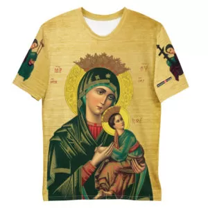 Our Lady of Perpetual Help  T-shirt Apparel Rosary.Team