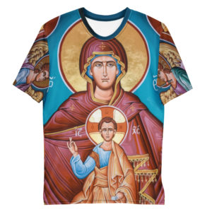 Virgin Mary Queen of Heaven T-shirt Apparel Rosary.Team