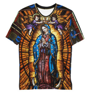 Our Lady of Guadalupe T-shirt Apparel Rosary.Team