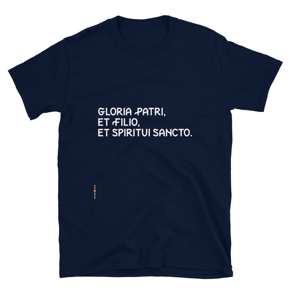 Gloria Short-Sleeve Unisex T-Shirt Apparel Rosary.Team