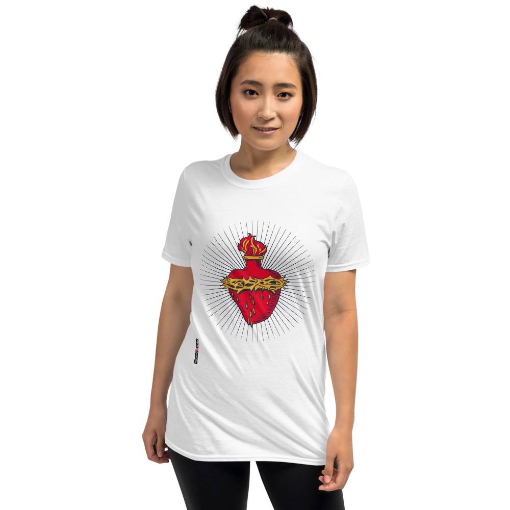 Sacred Heart of Jesus Short-Sleeve Unisex T-Shirt – Rosary.Team