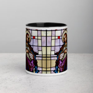 Blessed Virgin Mary Mug with Color Inside