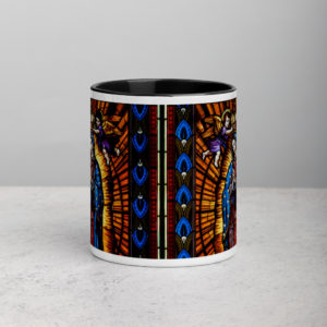 Our Lady of Guadalupe Mug with Color Inside