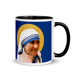 Saint Teresa of Calcutta Mug with Color Inside