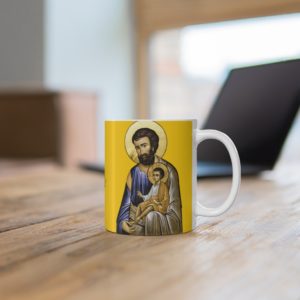 Parabilis – St Joseph – Ceramic Mug 11oz Drinkware Rosary.Team