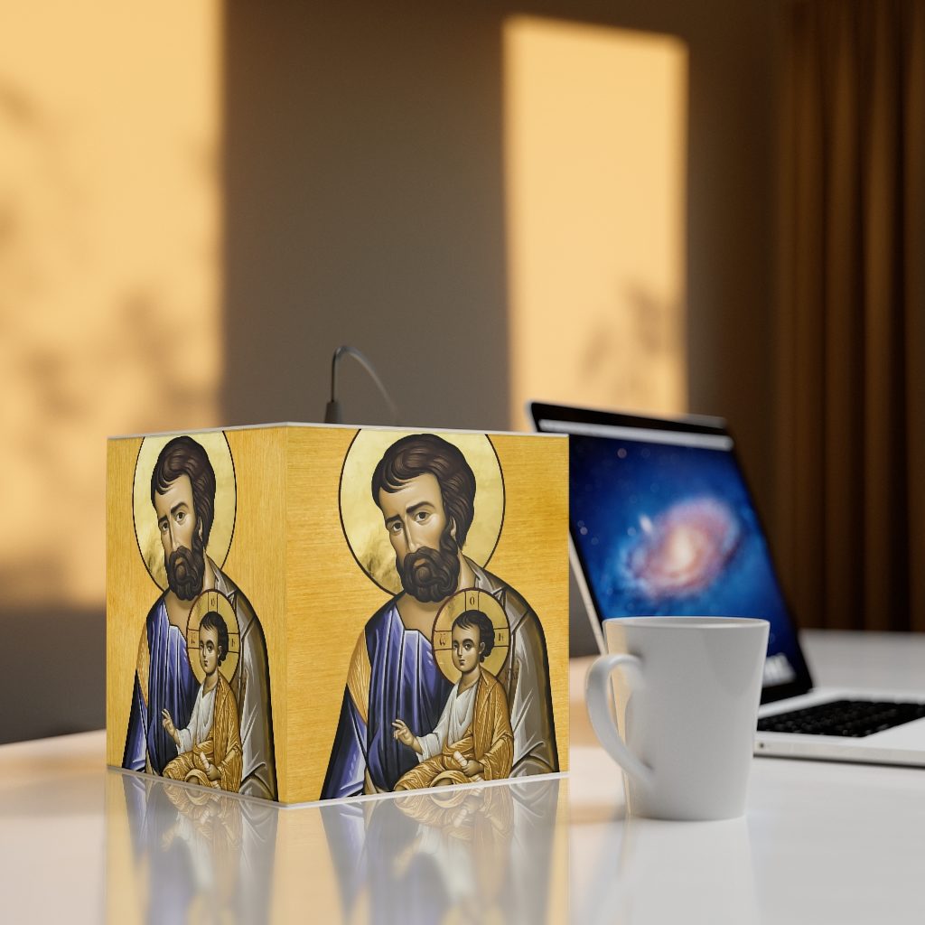 Saint Joseph with Divine Child – Lamp