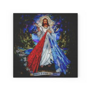 Divine Mercy - Wood Canvas