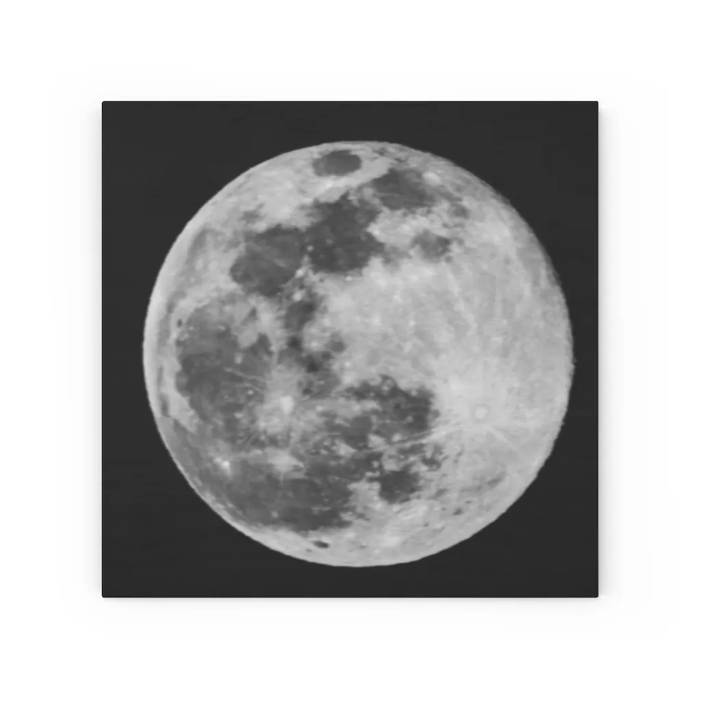 Paschal full moon - Wood Canvas