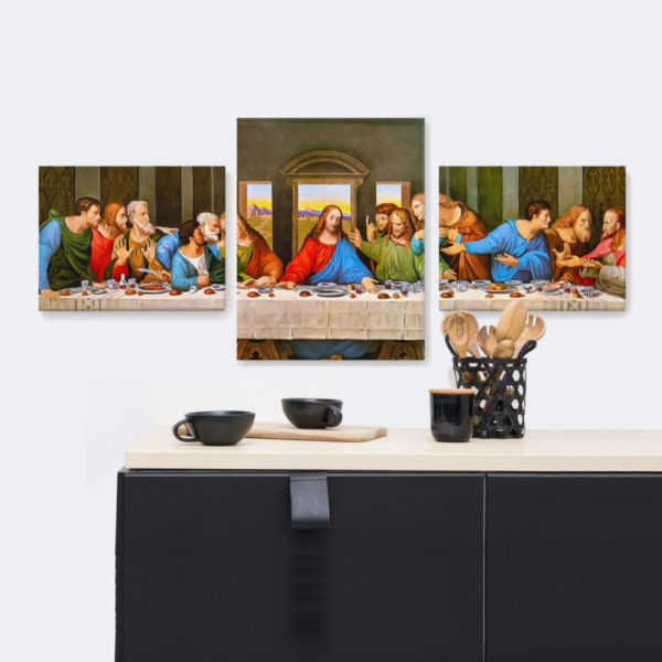 The Last Supper - Canvas Triptych - Medium 48x16