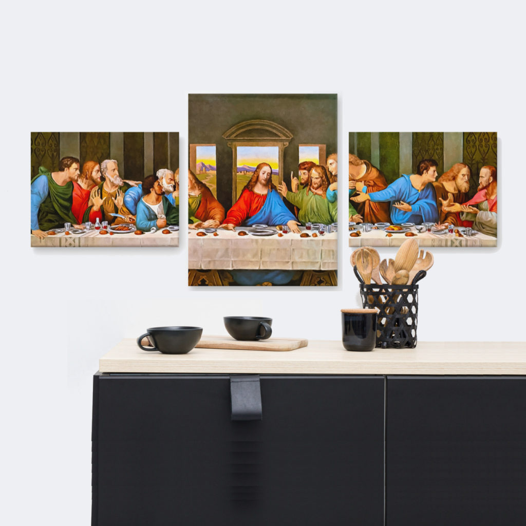 The Last Supper – Canvas Triptych – Medium 48×16