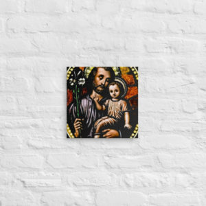 St Joseph, Divine Child Protector Canvas