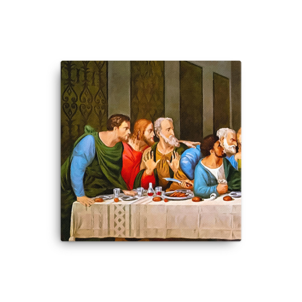 The Last Supper (Small Canvas – Left) 12×12