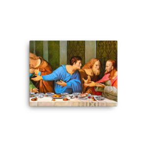 The Last Supper (Right) Canvas 16×12 Triptychs Rosary.Team