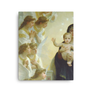 Mysteria Dolorosa Mysteria Gaudiosa – Canvas Bouguereau Diptych – Left Medium 16×20 Triptychs Rosary.Team