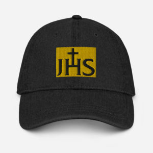 JHS monogram – Denim Hat Apparel Rosary.Team