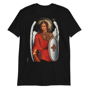 Saint Michael the Archangel Short-Sleeve Unisex T-Shirt Apparel Rosary.Team