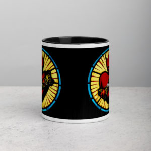Immaculate Heart of Mary Mug with Color Inside