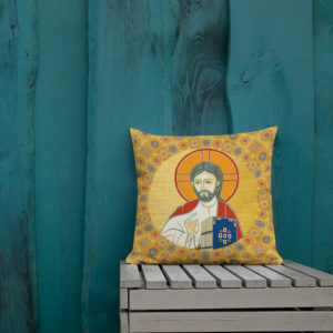 Our Lord Maronite Icon - Premium Pillow