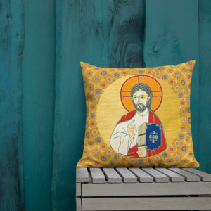 Our Lord Maronite Icon – Premium Pillow Pillows Rosary.Team