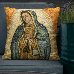 Our Lady of Guadalupe – Premium Pillow Pillows Rosary.Team