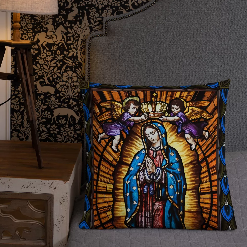 Our Lady of Guadalupe Pray for us – Premium Pillow