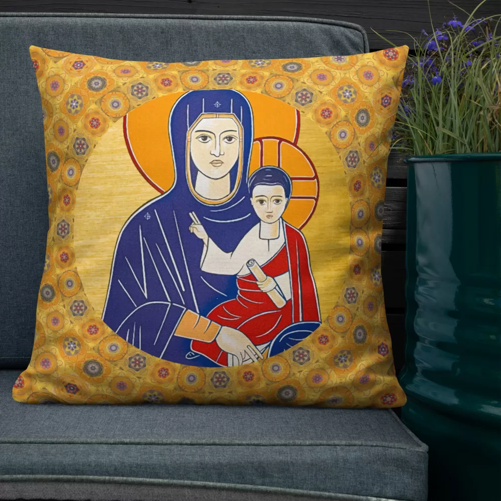 Our Lady Maronite Icon – Premium Pillow
