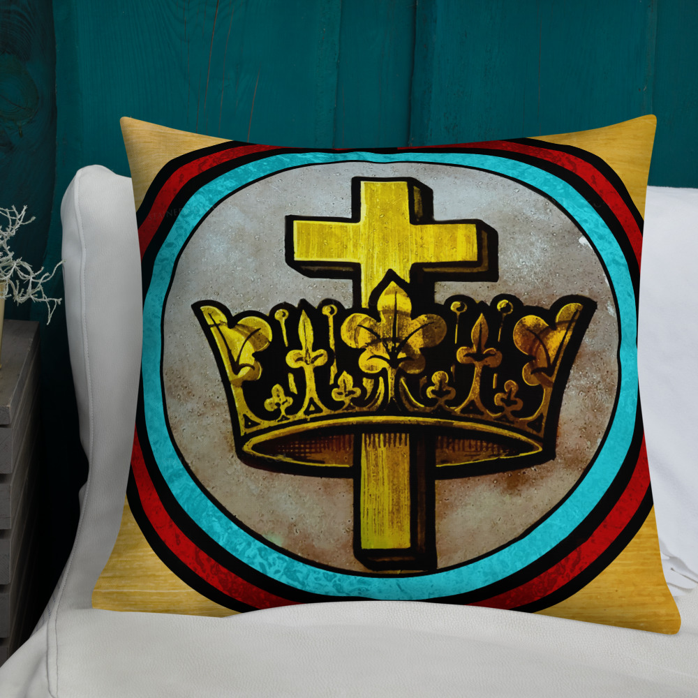 Cross and Crown - Premium Pillow