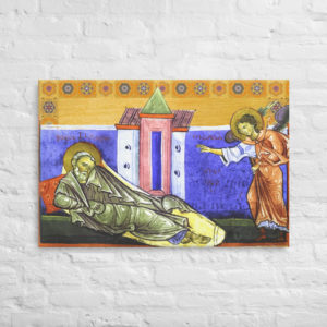 Canvas – T’oros Roslin, Joseph’s Dream, 1262 Wall Art Rosary.Team