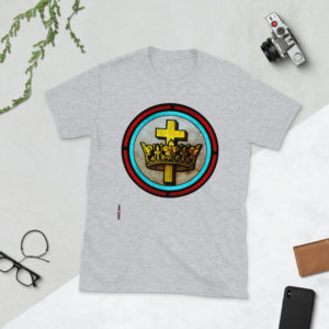 Holy Cross and Crown Short-Sleeve Unisex T-Shirt