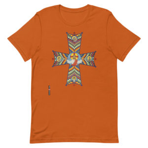 Cross Icon – Short-Sleeve Unisex T-Shirt Apparel Rosary.Team