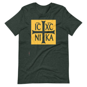 Short-Sleeve Unisex T-Shirt IC XC NIKA Apparel Rosary.Team