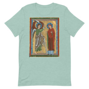 Annunciation Latin Short-Sleeve Unisex T-Shirt Apparel Rosary.Team