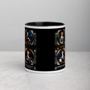 Jesus: The Lion, the Ox, the Man, and the Eagle - Mug with Color Inside
