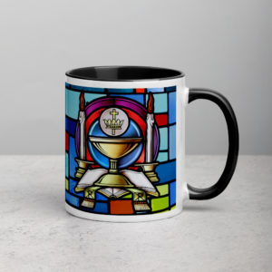 Eucharist – Mug with Color Inside Drinkware Rosary.Team