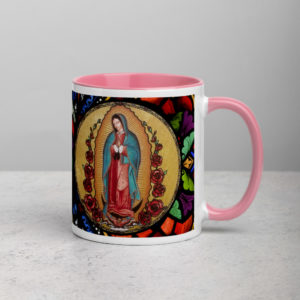 Our Lady of Guadalupe SG – Mug with Color Inside Drinkware Rosary.Team