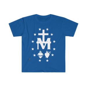 Parabilis – Miraculous Medal – Unisex Softstyle T-Shirt Apparel Rosary.Team