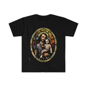 Parabilis – St Joseph – Unisex Softstyle T-Shirt Apparel Rosary.Team