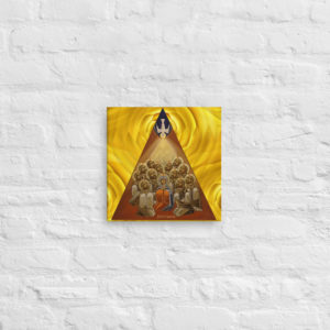Pentecost Triangular Icon - Canvas