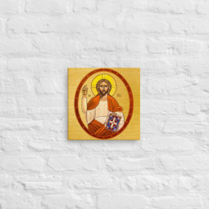 Coptic Icon Jesus Christ - Canvas