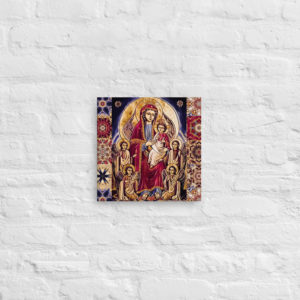 Theotokos (coptic) Blessed Mother Mary - Canvas