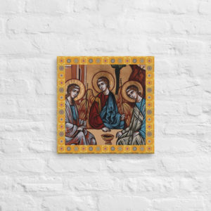 Holy Trinity – Canvas Wall Art Rosary.Team