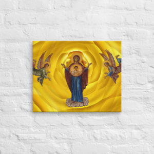 Theotokos of the Sign – Canvas Wall Art Rosary.Team