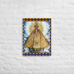 Our Lady of Charity – Canvas Wall Art Rosary.Team
