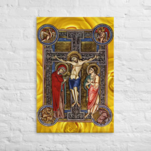 Weingarten Missal Crucifix – Canvas Wall Art Rosary.Team