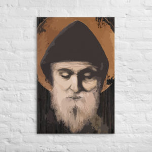Mar Charbel, pray for us - Canvas