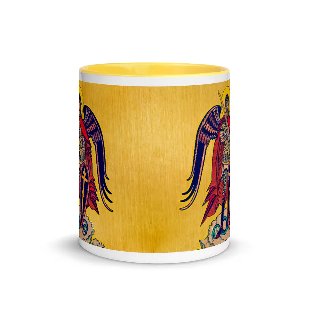 Archangel St Michael – Mug with Color Inside