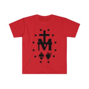 Parabilis – Miraculous Medal 2 – Unisex Softstyle T-Shirt Apparel Rosary.Team