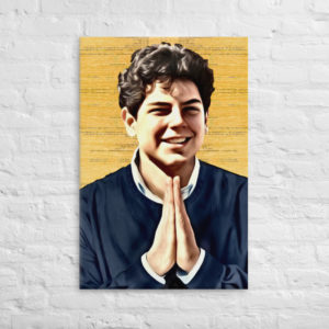 Carlo Acutis (HTML) – Canvas Wall Art Rosary.Team