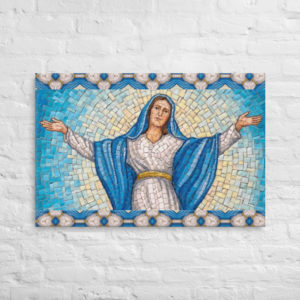 Assumption of Our Lady Virgin Mary – Canvas Wall Art Rosary.Team